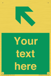 Custom Safe condition: Green Up left arrow